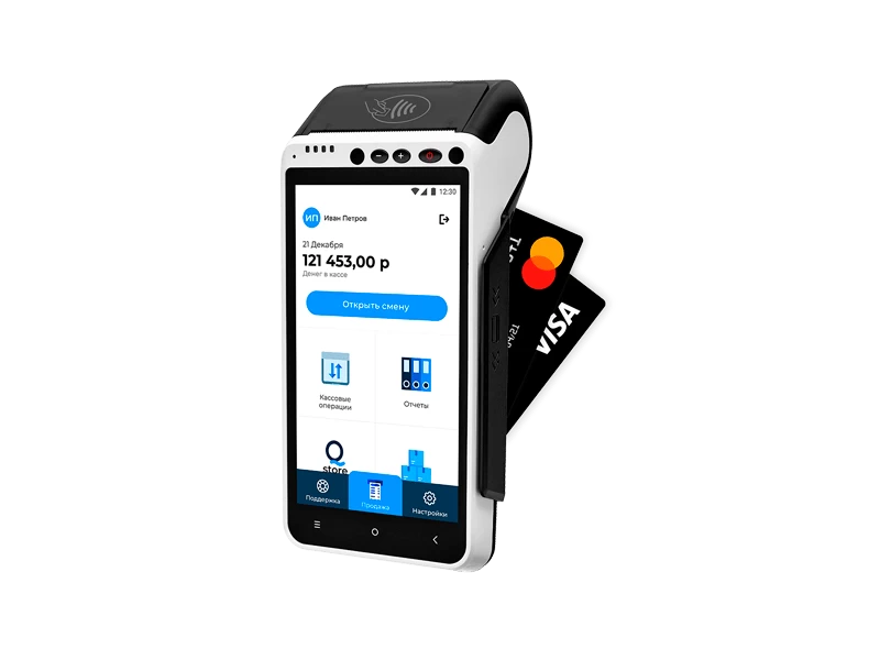 Онлайн-касса aQsi 5 с эквайрингом
